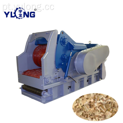 Máquina de processamento de lascas de madeira de álamo